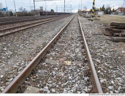 Photo Textures of Background Railway